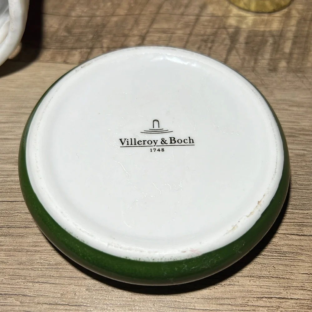 Villeroy Boch 1748 Christmas Ornament Santa Candle Tea Light St Nicholas